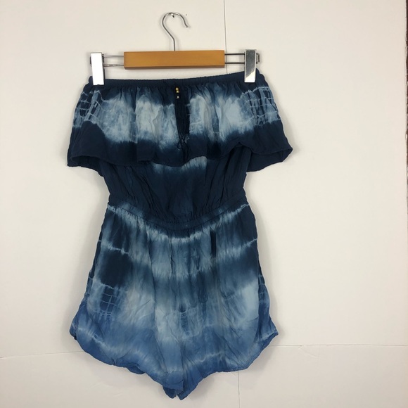 American Eagle Tie Dye Romper Shorts Sz XS - Picture 2 of 9